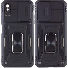 Ударостійкий чохол Camshield Army Ring для Xiaomi Redmi 9A Чорний / Black