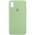 Чохол Silicone Case Full Protective (AA) для Apple iPhone X (5.8") / XS (5.8") Зелений / Pistachio