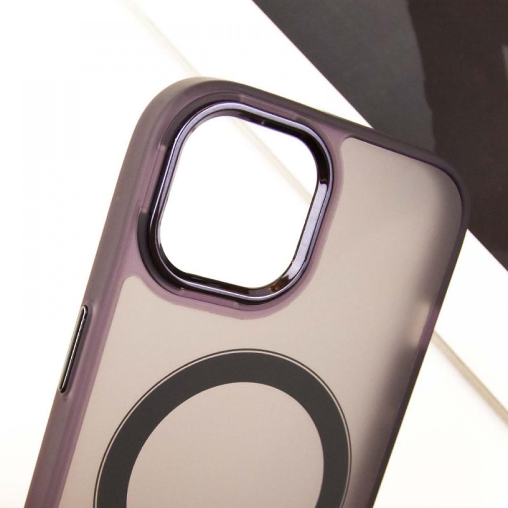 Чехол TPU+PC Lily with MagSafe для Apple iPhone 15 (6.1")