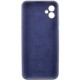Чохол Silicone Cover Lakshmi Full Camera (AAA) для Samsung Galaxy A05 Темно-синій / Midnight blue
