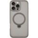 TPU+PC чохол Metal Buttons with MagSafe Colorful HQ Ring для Apple iPhone 16 Pro (6.3") Grey