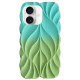 TPU чохол Leaf для Apple iPhone 16 (6.1") Marine Green / Mint