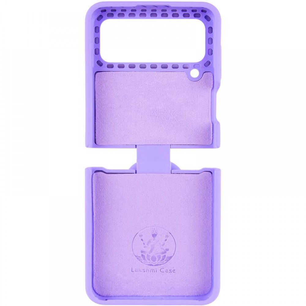 Чохол Foldables Silicone Cover Lakshmi (AAA) для Samsung Galaxy Z Flip4 Бузковий / Dasheen