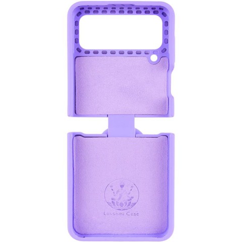 Чохол Foldables Silicone Cover Lakshmi (AAA) для Samsung Galaxy Z Flip4 Бузковий / Dasheen