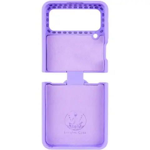 Чохол Foldables Silicone Cover Lakshmi (AAA) для Samsung Galaxy Z Flip4 Бузковий / Dasheen