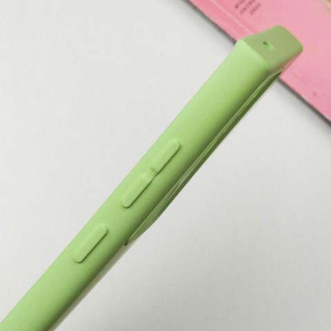 Чохол TPU GETMAN Liquid Silk Full Camera для Samsung Galaxy S24 Ultra Зелений / Pistachio