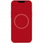 Чохол Silicone case (AAA) full with Magsafe and Animation для Apple iPhone 12 Pro Max (6.7") Червоний / Red