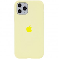 Чохол Silicone Case Full Protective (AA) для Apple iPhone 11 Pro Max (6.5") Жовтий / Mellow Yellow