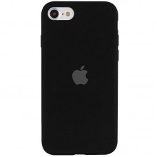 Чохол Silicone Case Full Protective (AA) для Apple iPhone SE (2020) Чорний / Black