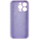 Чохол Silicone Case Full Camera Protective (AA) для Apple iPhone 13 Pro Max (6.7") Бузковий / Lilac