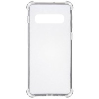 TPU чохол GETMAN Ease logo посилені кути для Samsung Galaxy S10 Безбарвний (прозорий)
