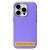 Шкіряний чохол Leather Case Metal Buttons для Samsung Galaxy S24 FE Light Purple