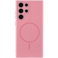 Чохол Silicone Cover Lakshmi Full Camera (AA) with MagFit для Samsung Galaxy S24 Ultra Рожевий / Light pink
