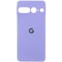 Чохол Silicone Cover Lakshmi Full Camera (AA) with logo для Google Pixel 8 Бузковий / Dasheen