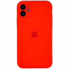 Чохол Silicone Case Full Camera Protective (AA) для Apple iPhone 12 (6.1") Червоний / Red