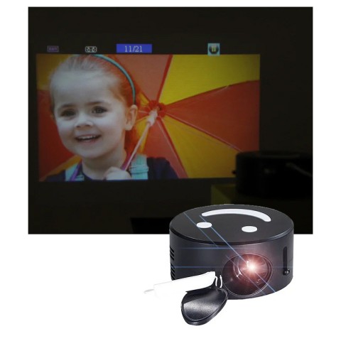 Дитячий портативний проектор Q2 Mini + трипод Black