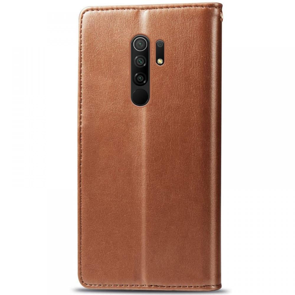 Кожаный чехол-книжка GETMAN Gallant (PU) для Xiaomi Redmi 9