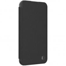 Кожаный чехол-книжка Nillkin Qin Prop Plain Camshield для Apple iPhone 16 Pro (6.3") Кожаный чехол-книжка Nillkin Qin Prop Plain Camshield для Apple iPhone 16 Pro (6.3")