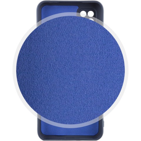 Чохол Silicone Cover Lakshmi Full Camera (AAA) для Xiaomi Redmi 10A Темно-синій / Midnight blue