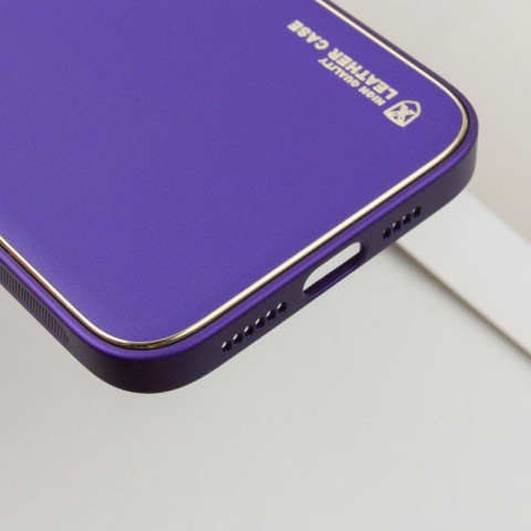 Шкіряний чохол Xshield для Apple iPhone 14 Pro Max (6.7") Фіолетовий / Ultra Violet