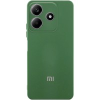 Чохол Silicone Cover Lakshmi Full Camera (AA) with logo для Xiaomi Redmi Note 14 5G Зелений / Dark green