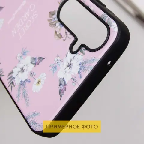 TPU+PC чохол Secret Garden для Xiaomi Redmi 14C / Poco C75 Pink