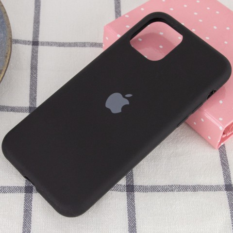 Чохол Silicone Case Full Protective (AA) для Apple iPhone 11 (6.1") Чорний / Black