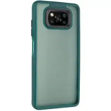 Чохол TPU+PC Lyon Frosted для Xiaomi Poco X3 NFC / Poco X3 Pro Green