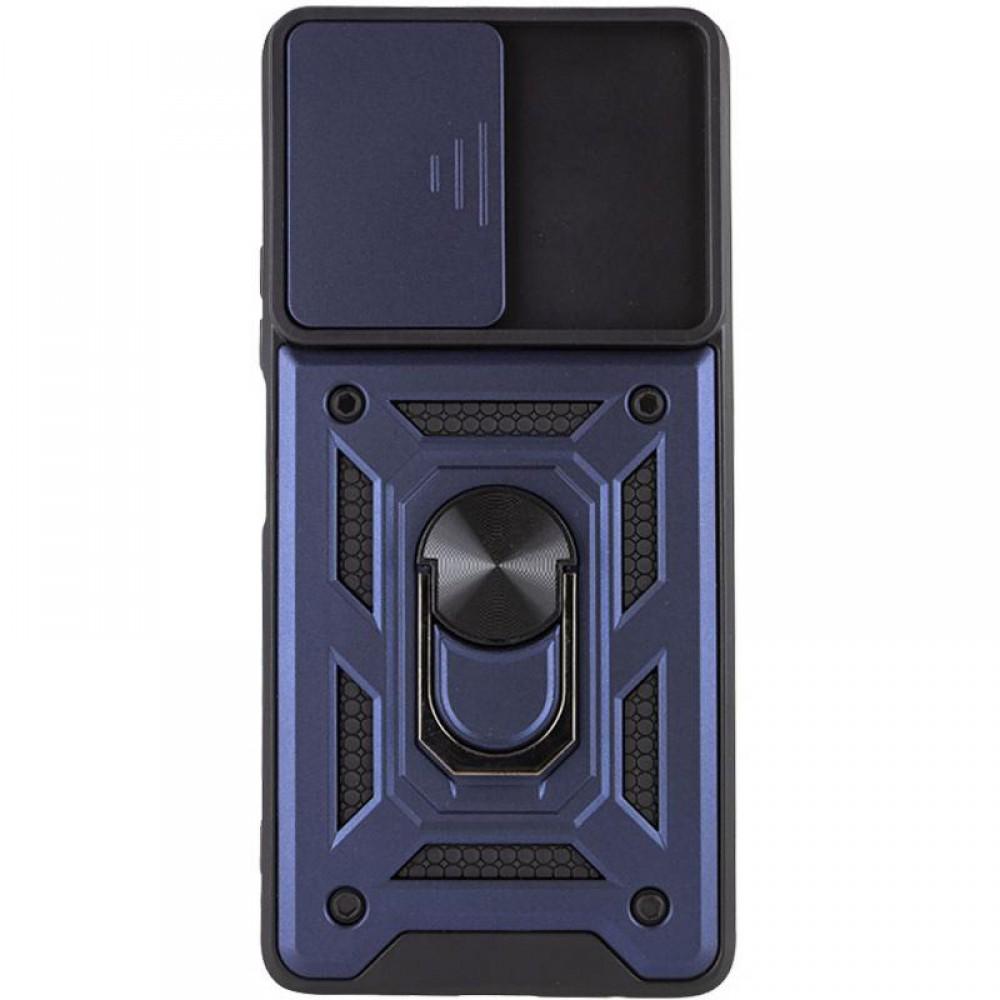 Чохол Ummi Camshield Serge Ring для Xiaomi Redmi Note 10 Pro / 10 Pro Max Синій