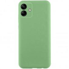 Чохол TPU GETMAN Liquid Silk Full Camera для Samsung Galaxy A06 Зелений / Pistachio