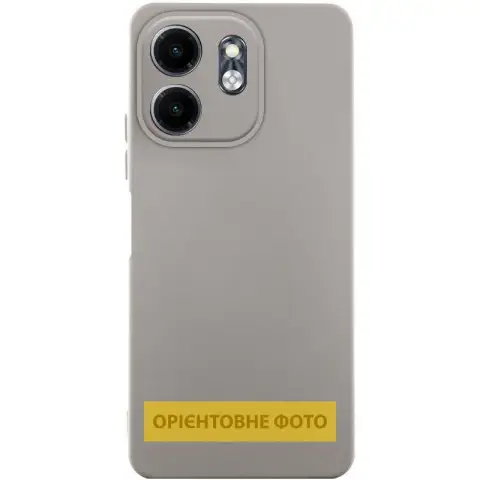 Чохол TPU GETMAN Liquid Silk Full Camera для Motorola Moto G55 5G Сірий / Lavender