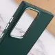 TPU чохол Bonbon Metal Style для Samsung Galaxy S24 Ultra Зелений / Pine green