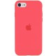 Чохол Silicone Case Full Protective (AA) для Apple iPhone SE (2020) / 7 / 8 (4.7") Кавуновий / Watermelon red