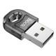 Bluetooth адаптер Hoco UA28 USB Transparent black