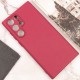 Чохол Silicone Cover Lakshmi Full Camera (A) для Samsung Galaxy S24 Ultra Бордовий / Marsala