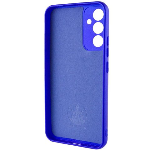 Чохол TPU GETMAN Liquid Silk Full Camera для Samsung Galaxy S24 Синій / Iris