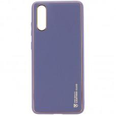 Шкіряний чохол Xshield для Samsung Galaxy A50 (A505F) / A50s / A30s Сірий / Lavender Gray