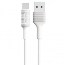 Дата кабель Borofone BX1 EzSync USB to Type-C (1m) Білий