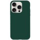 Чохол Silicone Case Full Protective (AA) NO LOGO для Apple iPhone 14 Pro Max (6.7") Зелений / Forest green