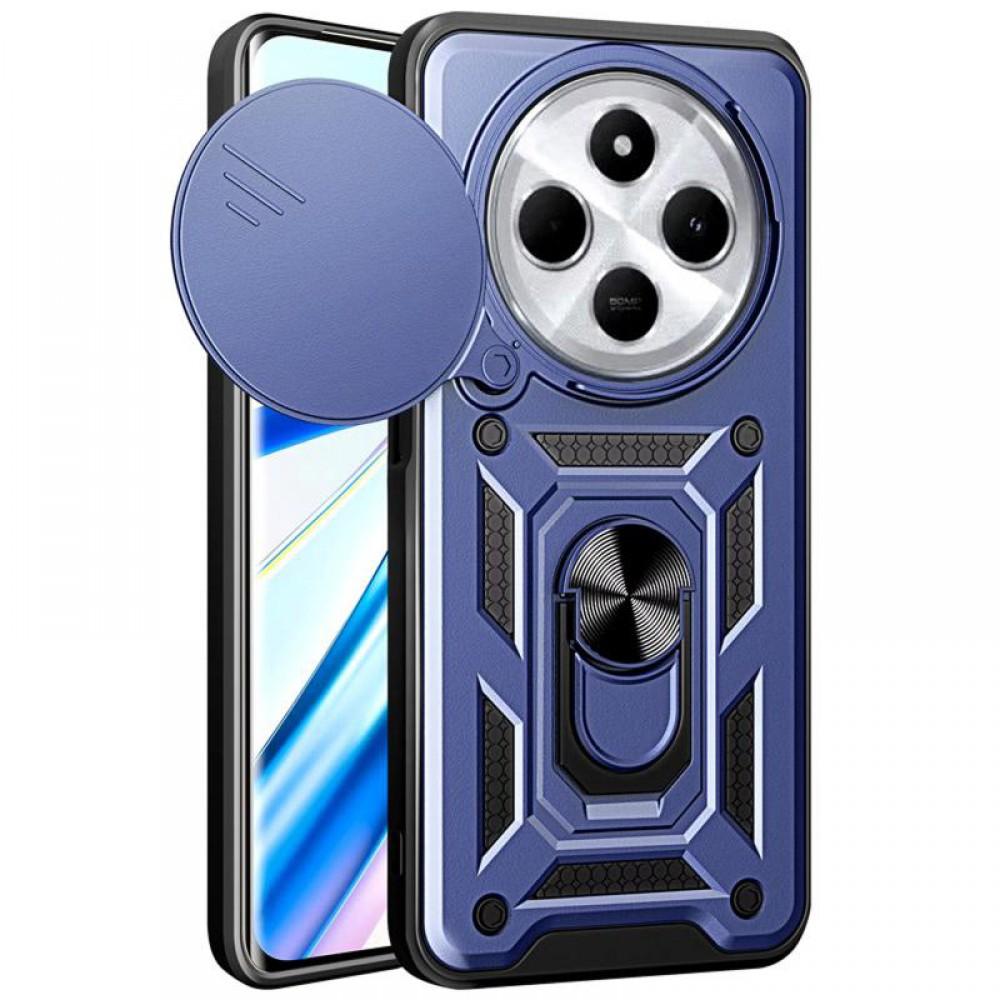 Чохол Ummi Camshield Serge Ring для Xiaomi Redmi 14C / A4 / Poco C75 / M7 Синій