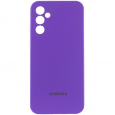 Чохол Silicone Cover Lakshmi Full Camera (AAA) with Logo для Samsung Galaxy S24 FE Фіолетовий / Amethyst