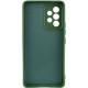 Чохол TPU GETMAN Liquid Silk Full Camera для Samsung Galaxy A32 4G Зелений / Dark green