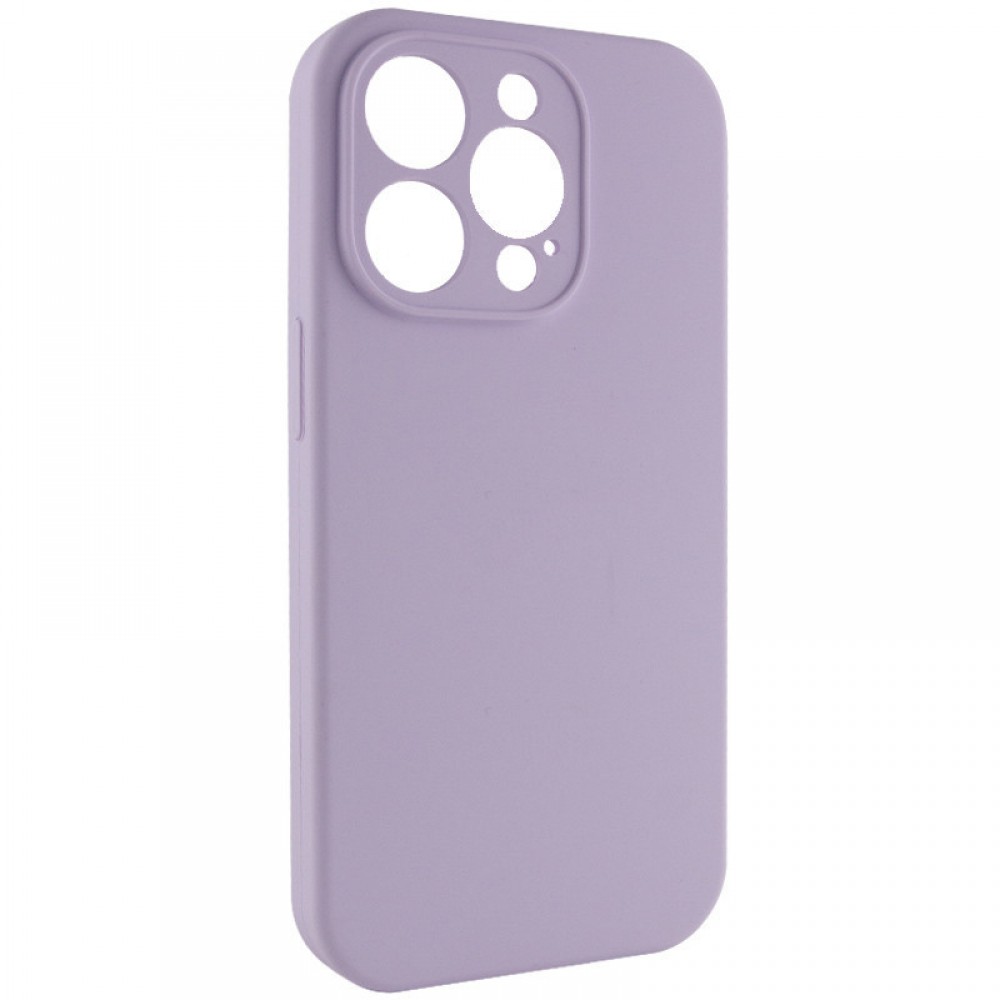 Чохол Silicone Case Full Camera Protective (AA) NO LOGO для Apple iPhone 15 Pro (6.1") Бузковий / Lilac Чохол Silicone Case Full Camera Protective (AA) NO LOGO для Apple iPhone 15 Pro (6.1") Бузковий / Lilac