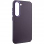 Шкіряний чохол Bonbon Leather Metal Style для Samsung Galaxy S23 Фіолетовий / Dark Purple