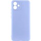 Чохол TPU GETMAN Liquid Silk Full Camera для Samsung Galaxy A05 Бузковий / Light purple