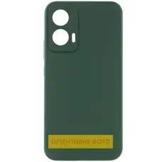 Чохол Silicone Cover Lakshmi Full Camera (AAA) для Motorola Moto G35 Зелений / Cyprus Green