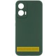Чохол Silicone Cover Lakshmi Full Camera (AAA) для Motorola Moto G35 Зелений / Cyprus Green