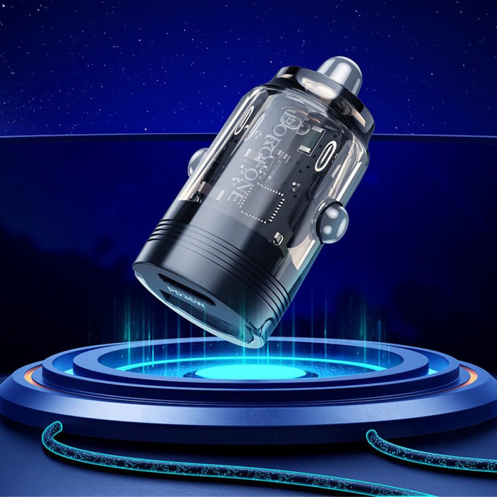 АЗУ Borofone BZ29A Talented PD36W+QC3.0 (1C1A) + Type-C to Lightning