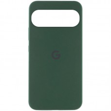 Чохол Silicone Cover Lakshmi (AA) with logo для Google Pixel 9 Pro XL Зелений / Dark green