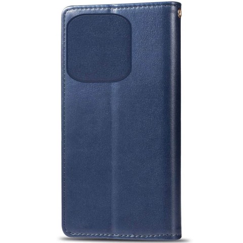Шкіряний чохол-книжка GETMAN Gallant (PU) для TECNO Spark 10 Синій